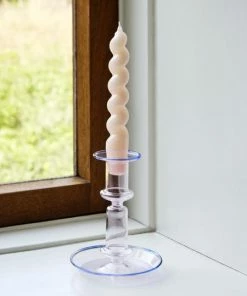 HAY Spiral Kaarsen Set Van 6 Dark Rose Dark Peach Rose