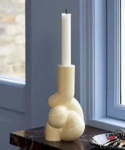 HAY W S Soft Candleholder Soft Yellow