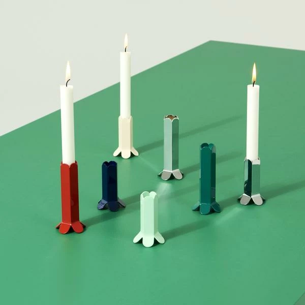 Brand new ❤️ HAY Portavelas Arcs S Mirror ✔️ 3 HAY Portavelas Arcs S Mirror