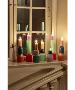 HAY Bougie Pillar Bleu M