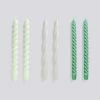 Flash Sale ๐ฅฐ HAY Candle Long Mix 6 Pcs Mint Light Grey Green ๐ 2 HAY Candle Long Mix 6 Pcs Mint Light Grey Green