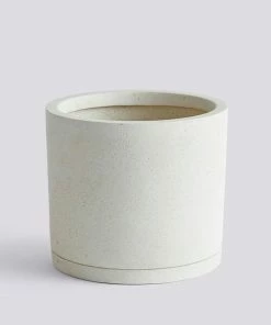 HAY - Plant Pot With Saucer Xxl - White