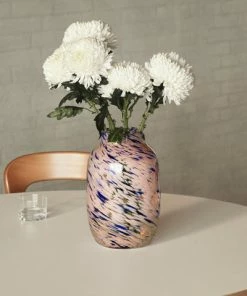 HAY Splash Vase Round - Large, Pink And Blue