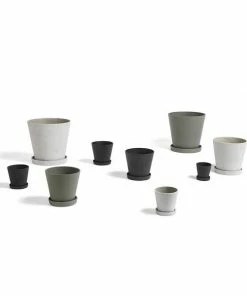 HAY Pot De Fleur Beton Flowerpot Taille M
