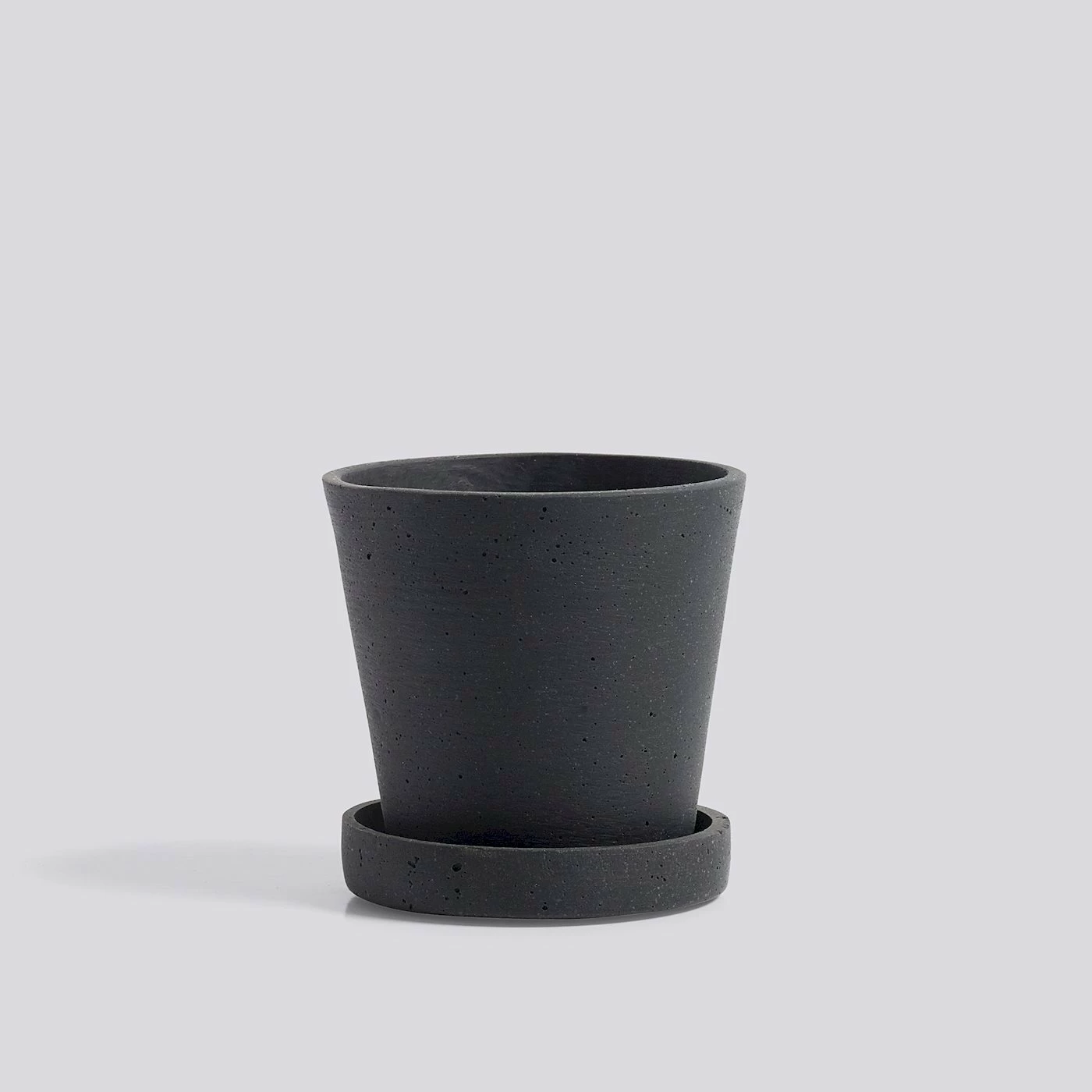 Wholesale ๐ HAY Flowerpot With Saucer Small Black โ๏ธ 3 HAY Flowerpot With Saucer Small Black