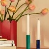 HAY Arcs Candleholder L Green