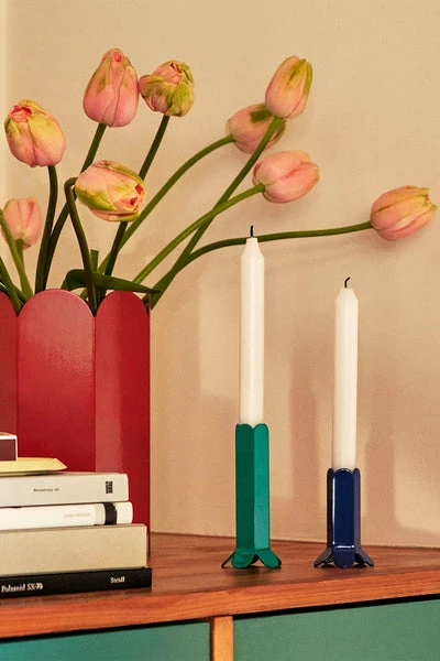 Wholesale โจ HAY Arcs Candleholder L Green ๐ 3 HAY Arcs Candleholder L Green