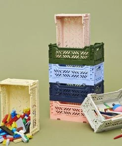 HAY Medium Coloured Crate In Navy