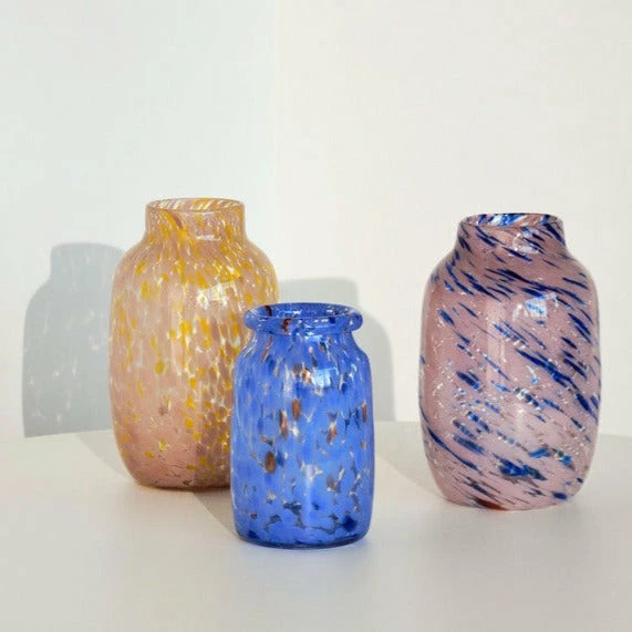 New ๐ HAY Jarrón Splash L Light Pink & Yellow - ๐ 4 HAY Jarrón Splash L Light Pink & Yellow -