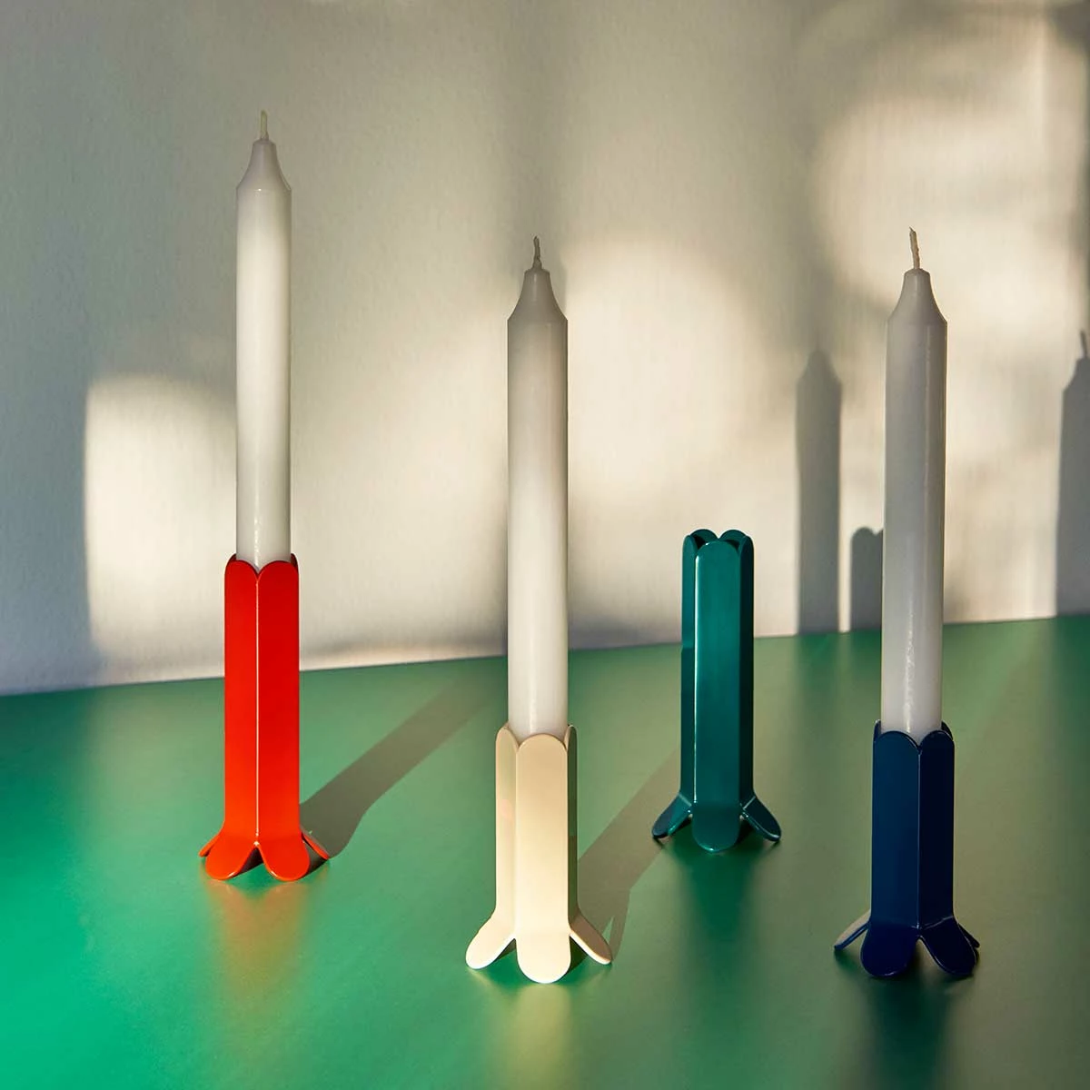 Promo 🎉 HAY Arcs Kerzenhalter L, Green 🥰 4 HAY Arcs Kerzenhalter L, Green