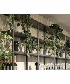 HAY Flowerpot With Saucer Grey M 14 x 13.5cm