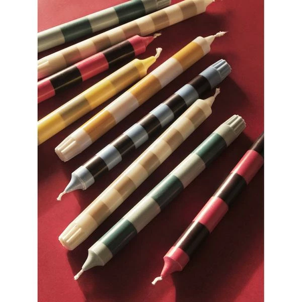 Outlet ๐ฏ HAY Set De 4 Bougies Rayees Stripe Candle ๐ 3 HAY Set De 4 Bougies Rayees Stripe Candle