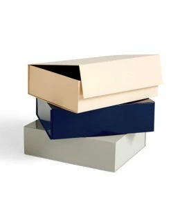 HAY Boîte De Stockage Grise L