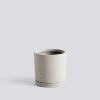 HAY - Plant Pot W Saucer M - Grey