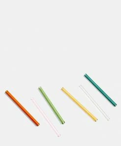 HAY Set of 6 Sip Glass Cocktail Straws