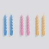 Promo ๐ฏ HAY Candle Spiral 6 Pcs Sky Blue Dark Pink Dark Peach ๐งจ 2 HAY Candle Spiral 6 Pcs Sky Blue Dark Pink Dark Peach