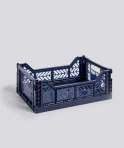 HAY Navy Colour Crate Medium