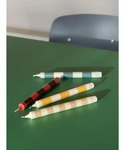 Outlet ๐ฏ HAY Set De 4 Bougies Rayees Stripe Candle ๐ 7 HAY Set De 4 Bougies Rayees Stripe Candle