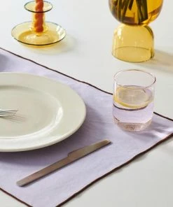 HAY Flare Candle Holder In Yellow