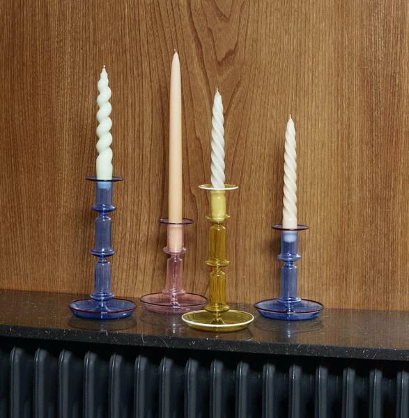 New ๐ HAY Velas Spiral Set De 6 Dark Rose Dark Peach Light Rose ๐ฅฐ 3 HAY Velas Spiral Set De 6 Dark Rose Dark Peach Light Rose