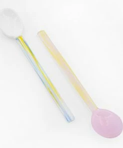HAY Glass Spoons Flat Set Of 2
