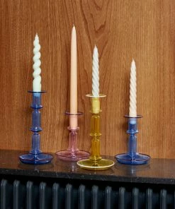 HAY Velas Twist Set De 6 Citrus, Light Caramel, Tangerine