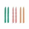 Best Pirce ✔️ HAY Long Kaarsen Set Van 6 - Green/Rose/Tangerine 🤩 2 HAY Long Kaarsen Set Van 6 - Green/Rose/Tangerine