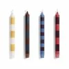 HAY Stripe- Pack de 4 velas