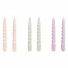 HAY Twisted Candles - Light Rose/ Light Grey/ Lilac