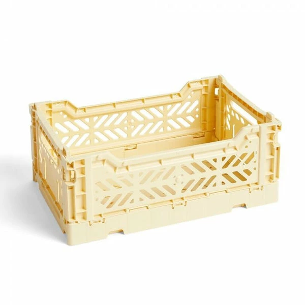 Outlet ๐ฏ HAY Colour Crate - Light Yellow ๐ 3 HAY Colour Crate - Light Yellow
