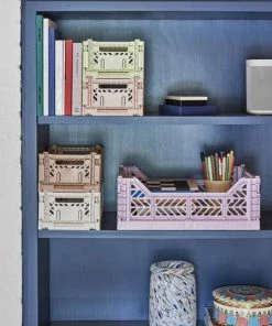 HAY Medium Coloured Crate In Lavender