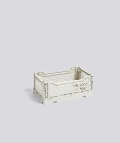 Coupon ⌛ HAY Light Grey Colour Crate Small 🎁 7 HAY Light Grey Colour Crate Small