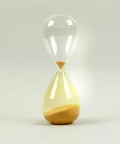 HAY Glass Sand Timer - Large - Light Yellow