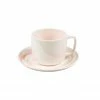 HAY Set of 2 Small Pink Twist Cup and Saucer