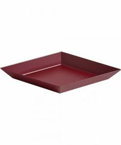 HAY Dark Red Steel Kaleido XS Tray