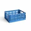 Deals ✨ HAY - Colour Crate - Electric Blue - M 👍 2 HAY - Colour Crate - Electric Blue - M