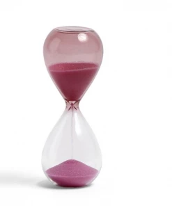 HAY Medium Burnt PINK 15 Minutes Hourglass