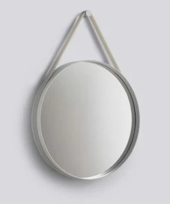 HAY Strap Mirror 70 Grey
