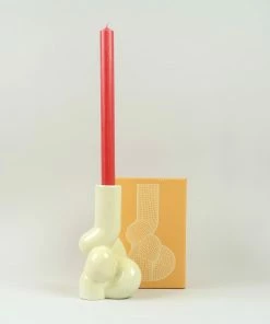 HAY Soft Candleholder - Yellow
