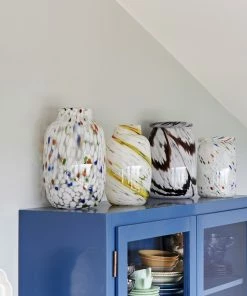 HAY Lemon Swirl Splash Vase