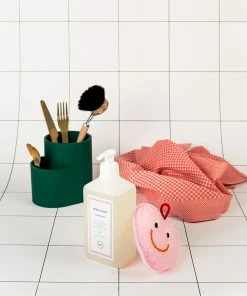 New ❤️ HAY Dark Green Dish Drainer Cup ✔️ 12 HAY Dark Green Dish Drainer Cup