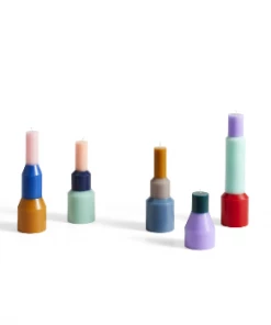 HAY Medium Mint Pillar Candle