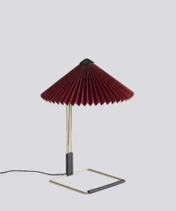 HAY Small Oxide Red Matin Table Lamp