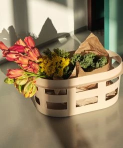 Cheapest ❤️ HAY Basket - Nougat 🤩 7 HAY Basket - Nougat