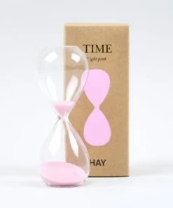 HAY Glass Sand Timer - Small - Light Pink