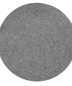 HAY Set of 4 Light Grey Felt Placemats