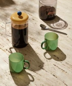 HAY Taza Borosilicate Set De 2 Jade Light Green