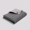 HAY Mega Dot Dark Grey Bedspread