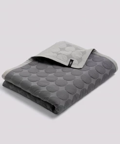 HAY Mega Dot Dark Grey Bedspread