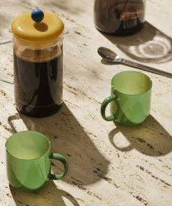 HAY French Press Brewer 1L Clear-Yellow